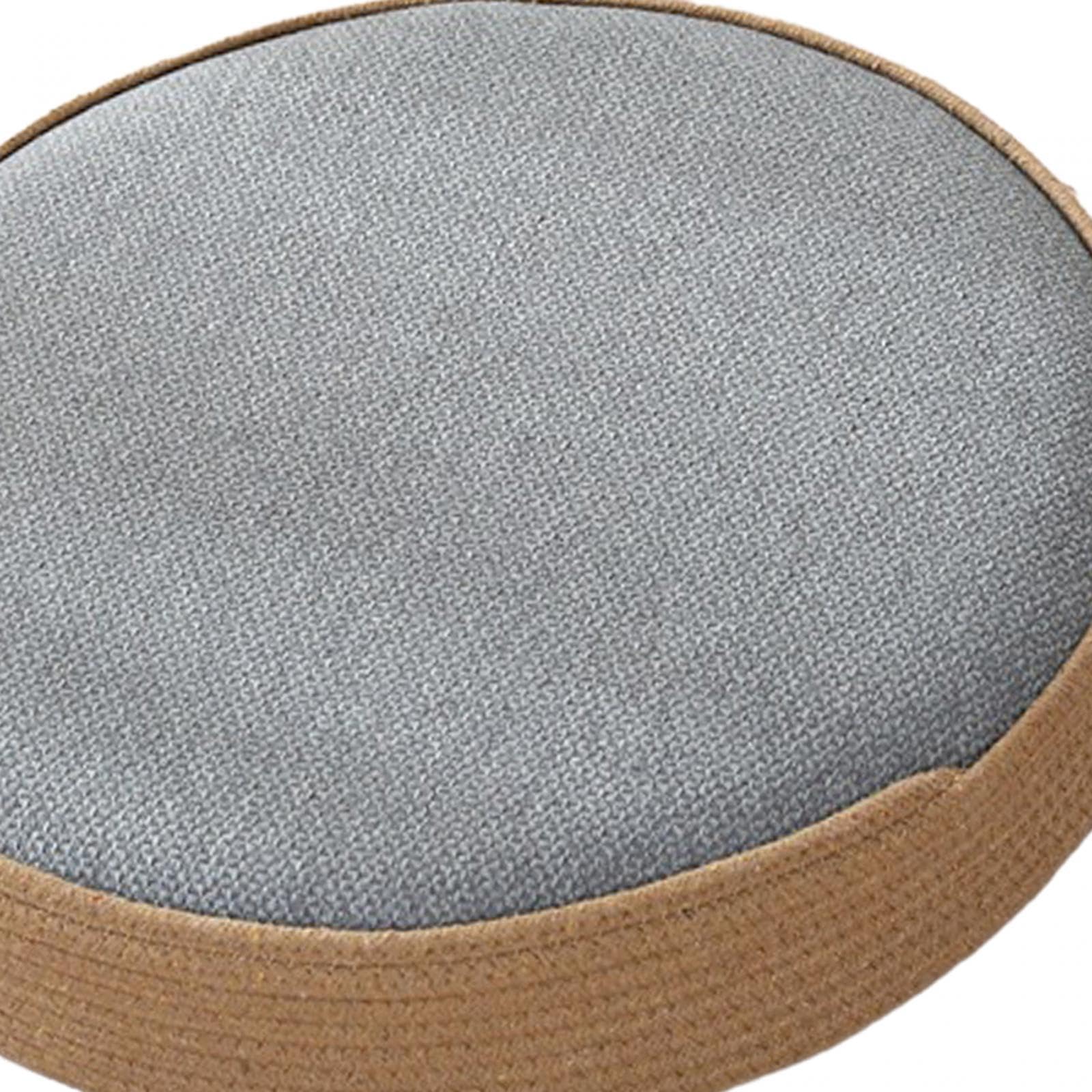 Cojín Redondo de Tatami, Puf de Meditación, Esterilla de Tela Cómoda, Ideal para El Hogar, La Sala de Estar, La Oficina Y La Meditación, Estilo Grande G, Individual