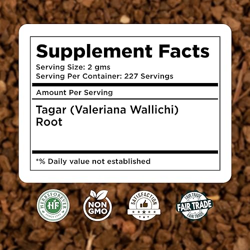 Miniatura 4 de HerbsForever Polvo Tagar – Valeriana Wallichii – Hierba para aliviar el estrés – Apoya el sistema nervioso y mantiene el patrón de sueño feliz – Sin