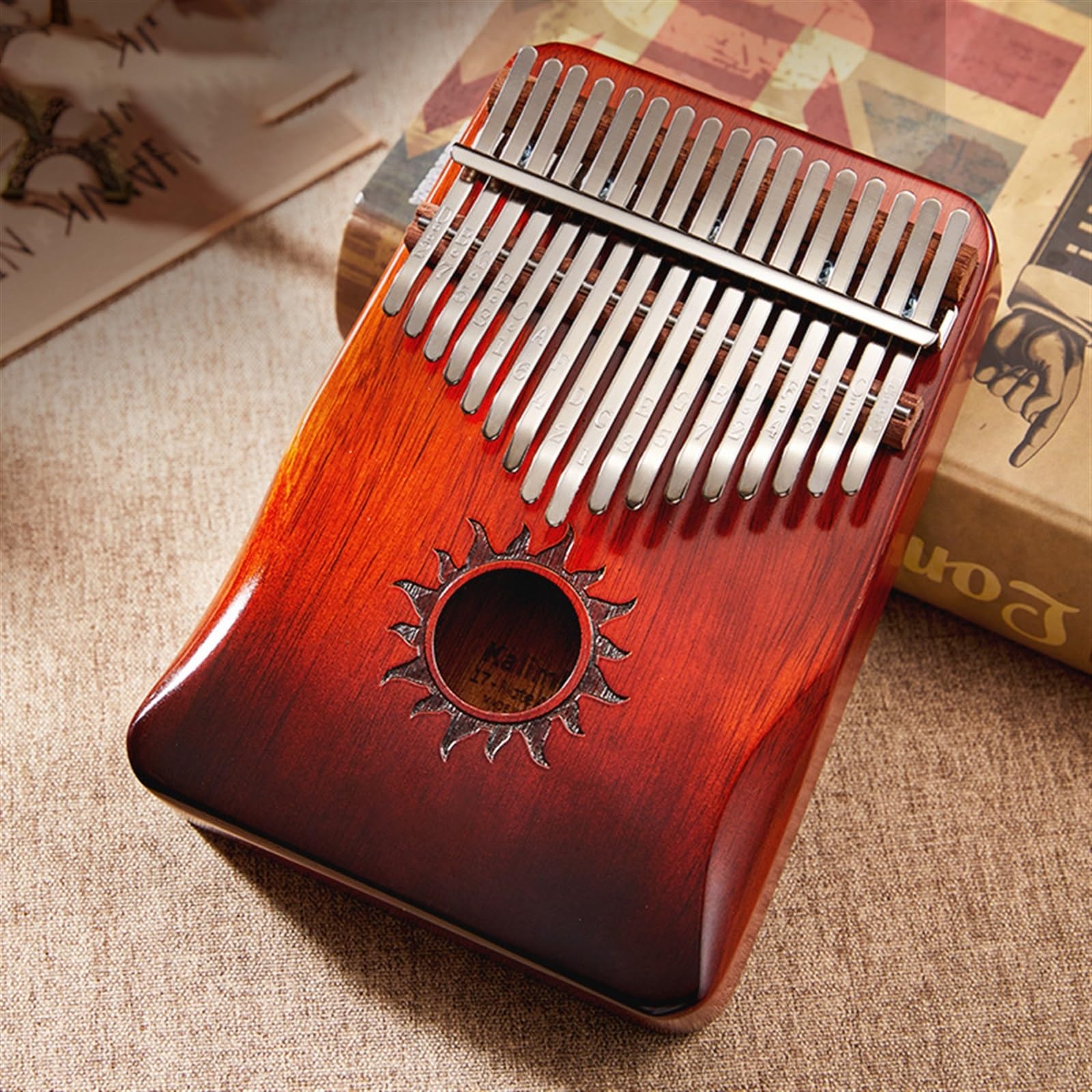 Kalimba Strumento Musicale Il Pianoforte A Pollice Kalimba A 17 Note È Uno Strumento Portatile Facile Da Imparare Per Suonare Il Pianoforte A Dita In Legno Di Acacia