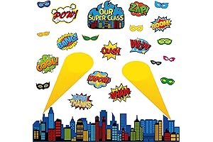 Super Theme Hero Classroom Bulletin Board Decorations