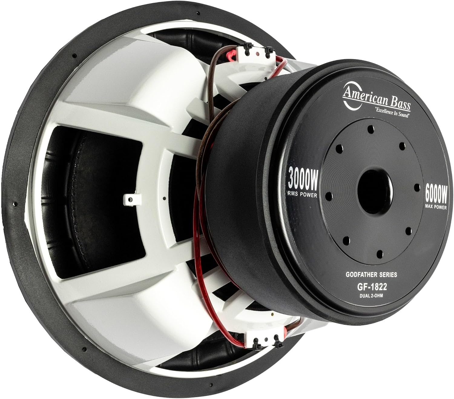 American Bass Godfather 18" 2 Ohm 6000 Max Watts Car Subwoofer