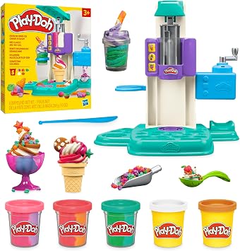 Play-Doh Machine à Glace Tourbillon Arc-en-Ciel