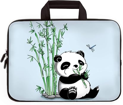 11" 11.6" 12" 12.1" 12.5 Inch Laptop Carrying Bag Case Notebook Ultrabook Bag Tablet Cover Neoprene Sleeve Briefcase Bag Compatible with Samsung Google Acer HP DELL Lenovo AsusCute Panda