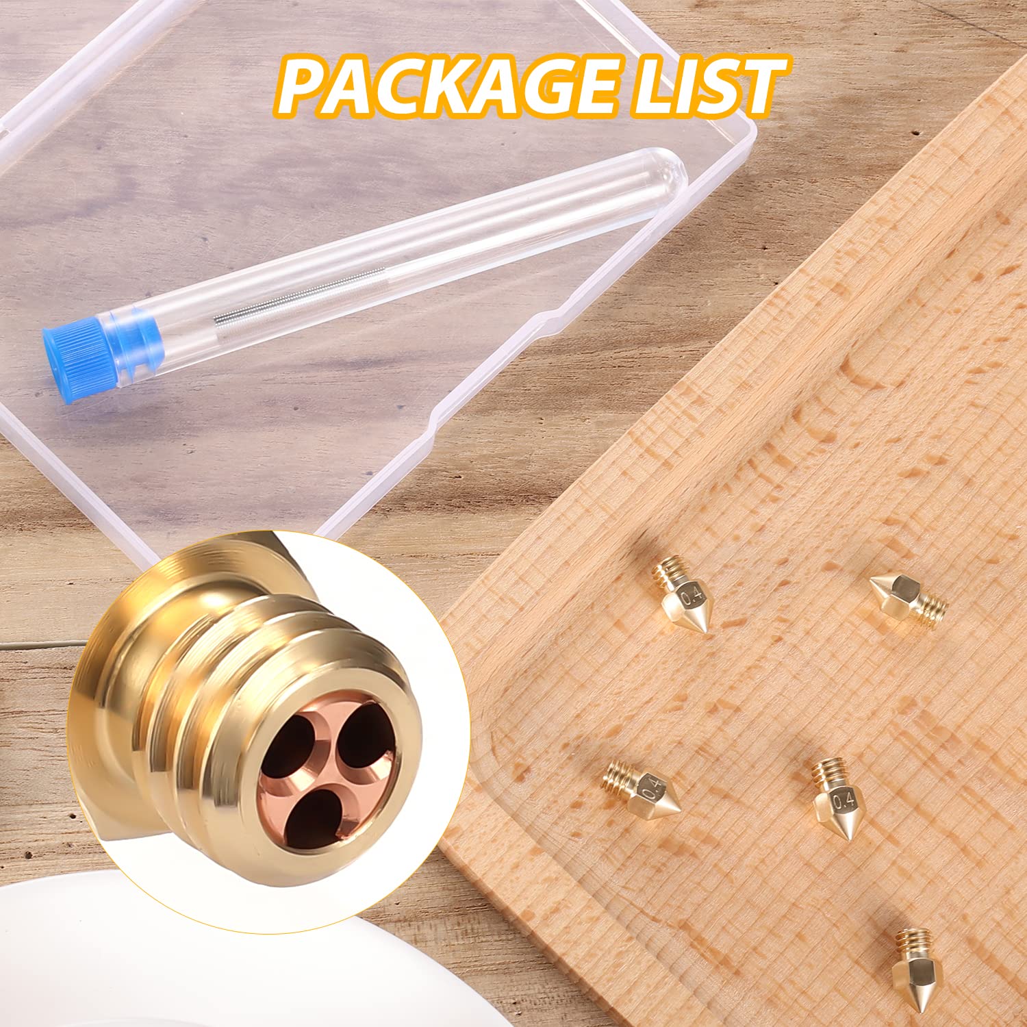 Amazon.co.jp: 3Dプリンターノズル 1.75mmフィラメント用 ハイフロー