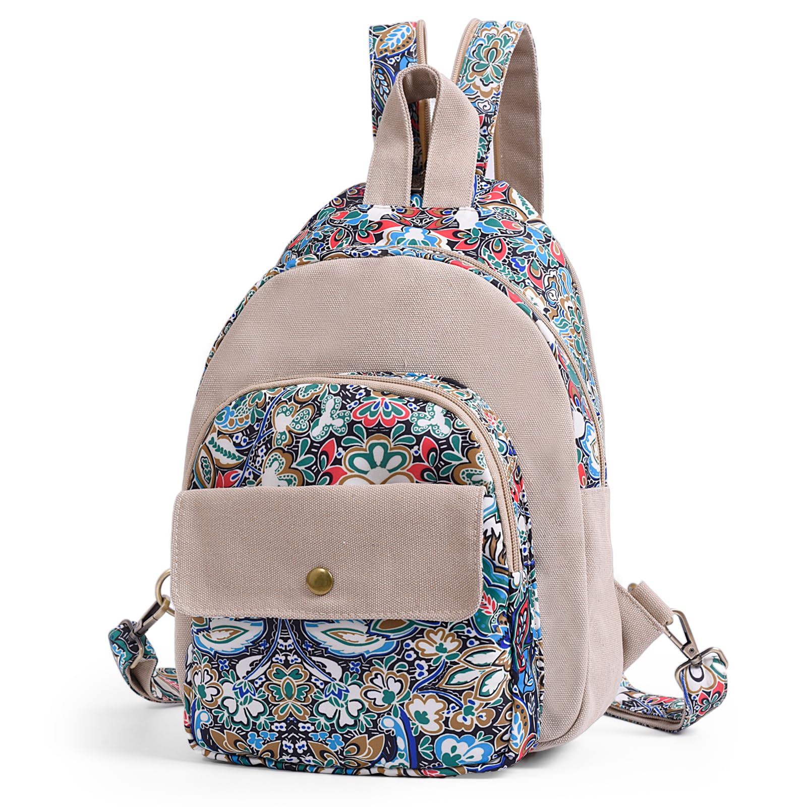 Black Butterfly Premium Backpack for Women, Crossbody Sling Backpack Sling Bag, Travel Hiking Chest Bag Daypack (Blue)