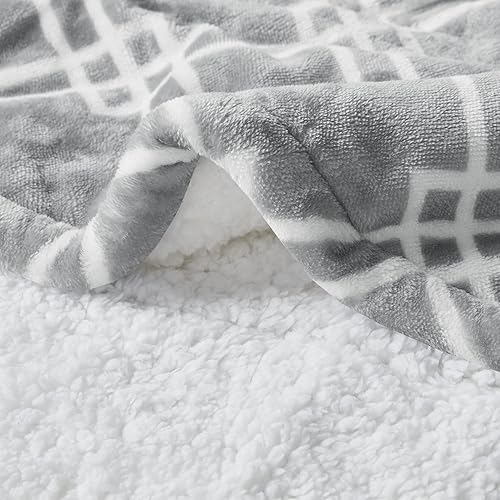 Miniatura 6 de Serta Manta eléctrica reversible de vellón a sherpa, de calentamiento rápido, cubierta suave, temporizador de apagado automático de seguridad, baja