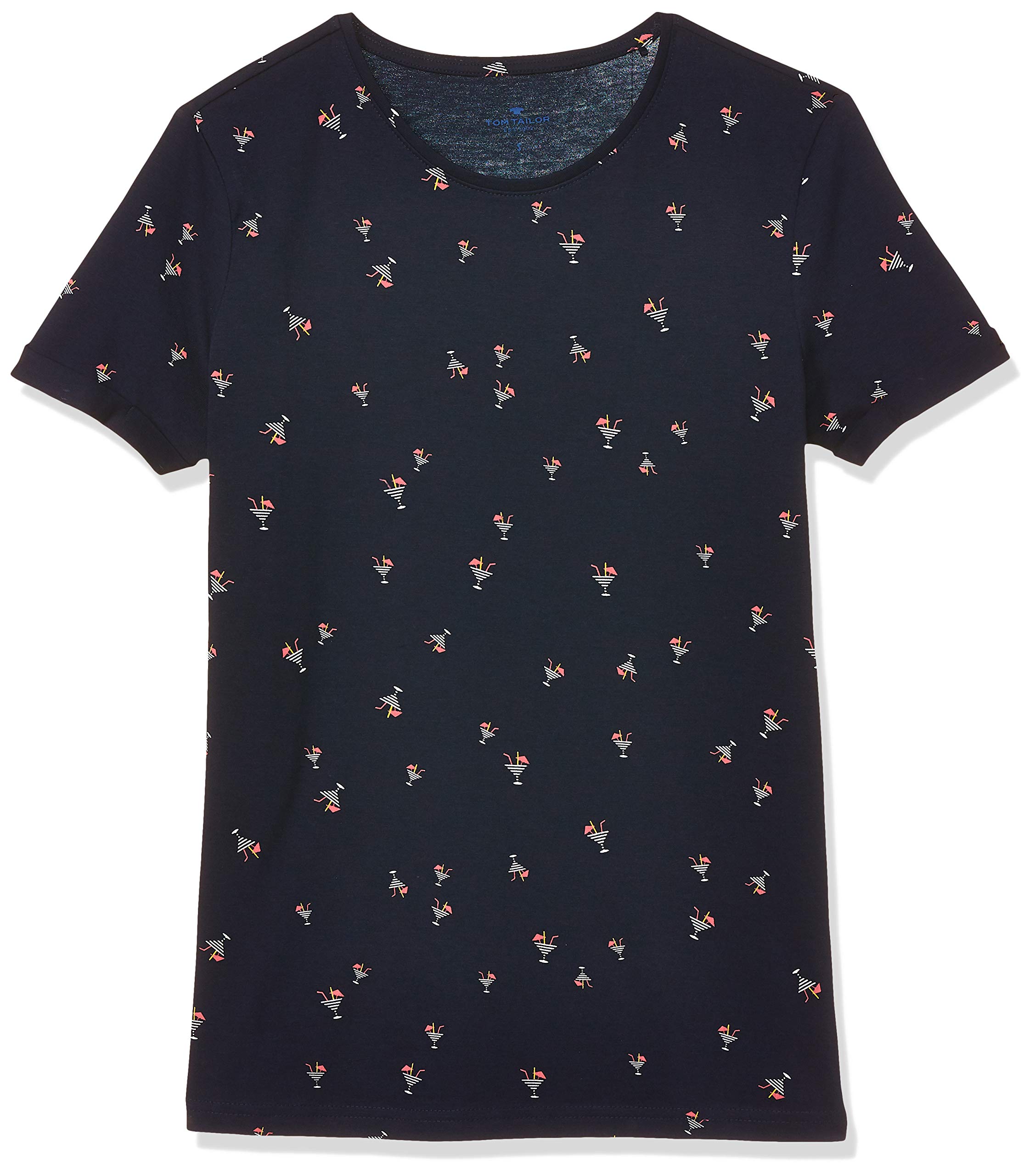 Tom Tailor Women's Crew Neck T-Shirt