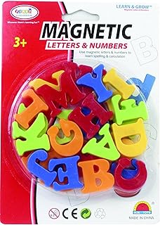First Classroom Magnetic Capital Letters in a Circle Blister Card, 1.2
