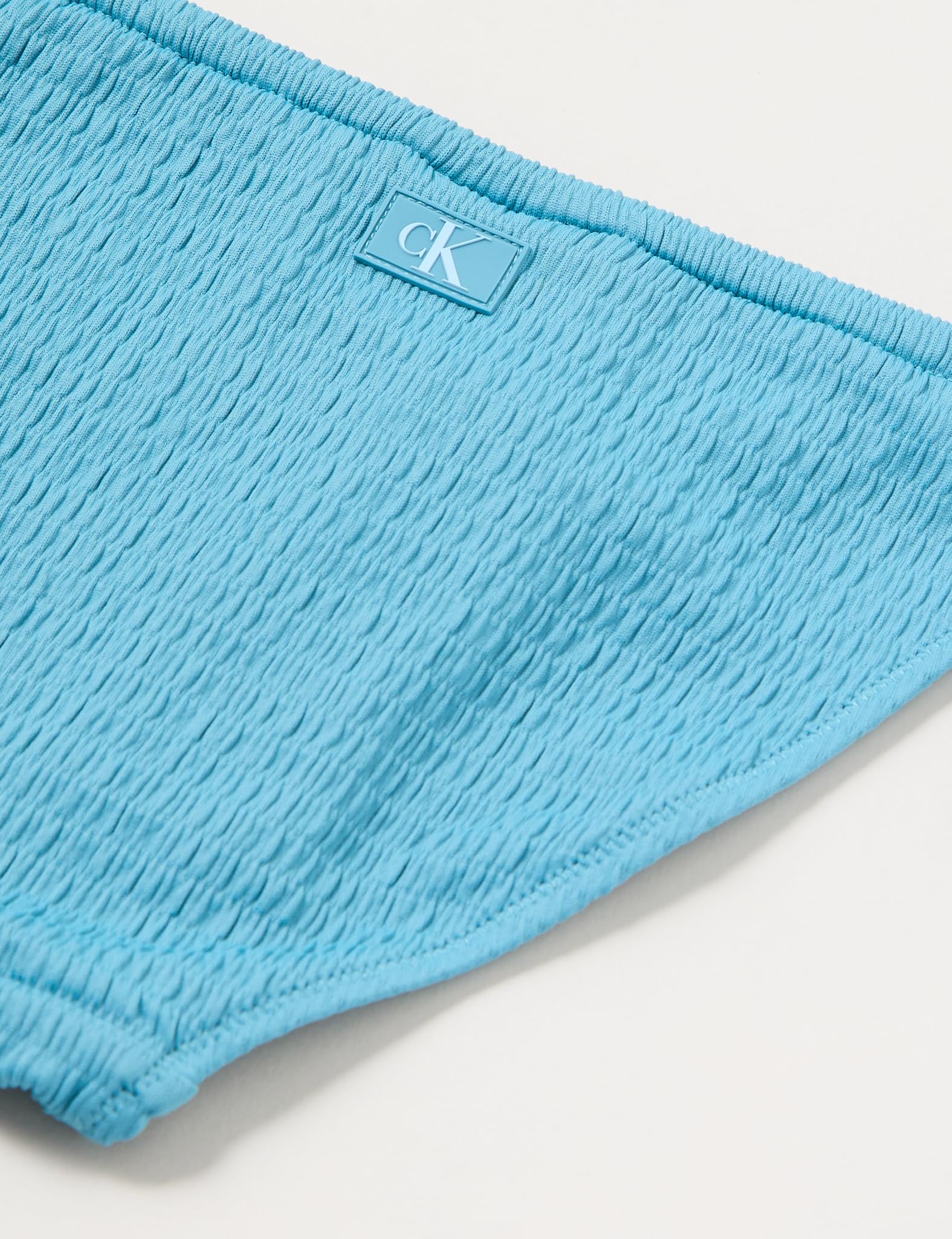 Image secondaire de Slip de Bikini Femme Calvin Klein à Nouer sur le Côté - Bleu Adriatic, XS