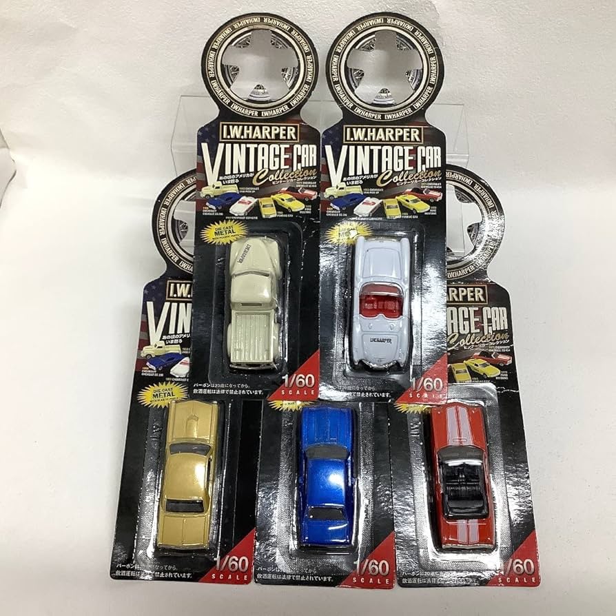 Amazon.co.jp: I.W.HARPER 1/60 ビンテージカーコレクション 5種