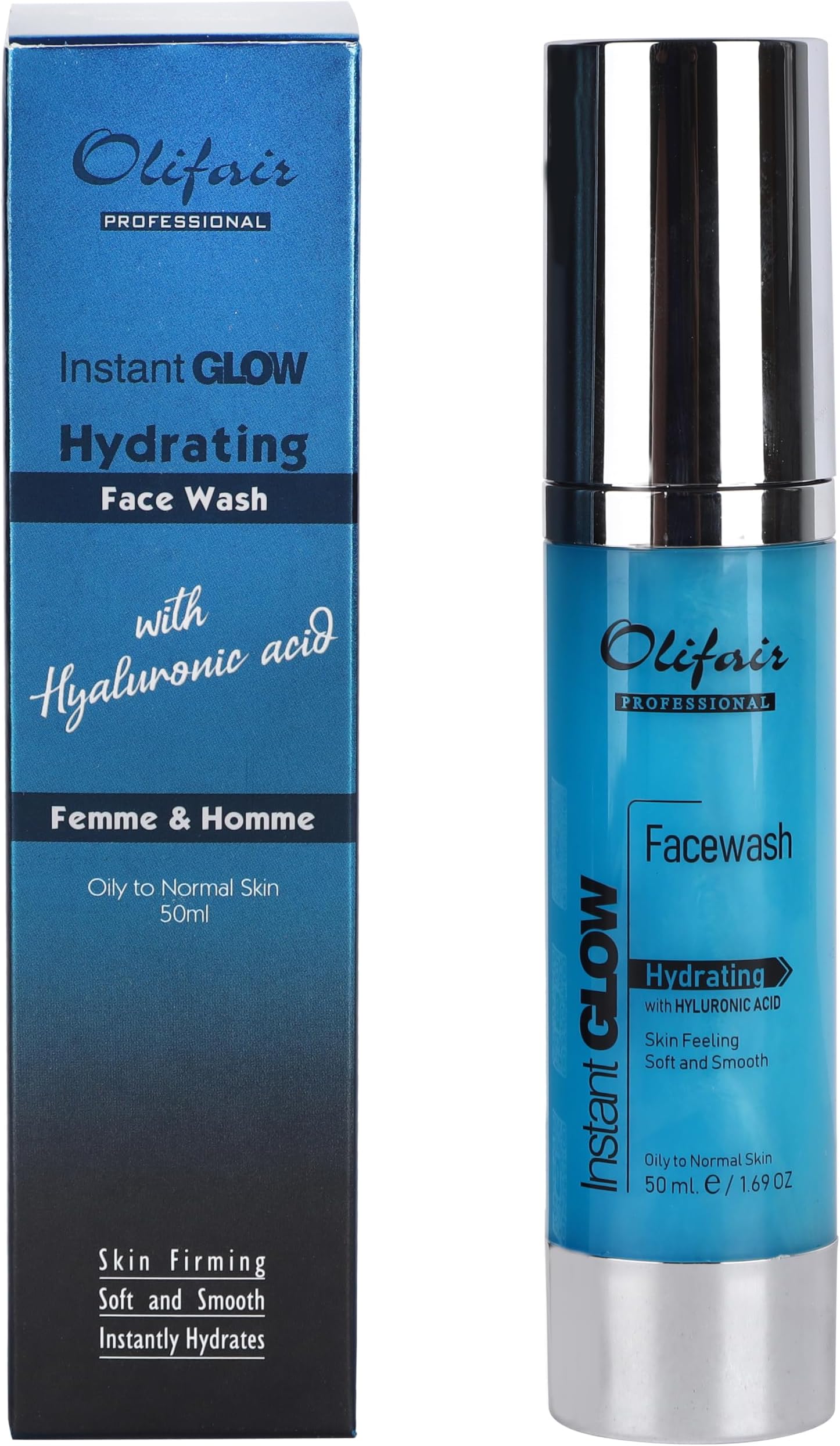 Olifair Skin Hydrating Face wash With Hyaluronic Acid, 50 ml(Pack of 1)