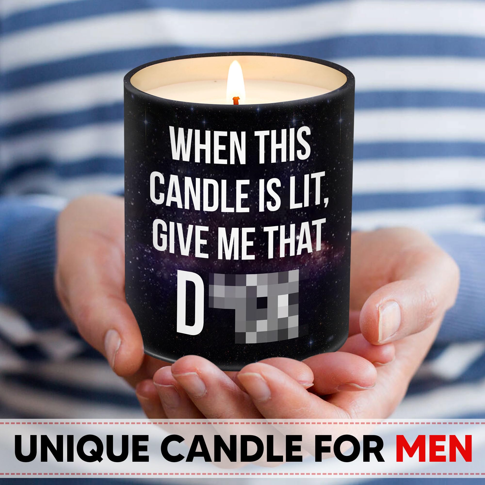 Valentine's Day Gifts: Her, Him - Gifts for Wife, Husband, Boyfriend, Girlfriend, Men, Women - Wedding, Birthday Candle 10Oz