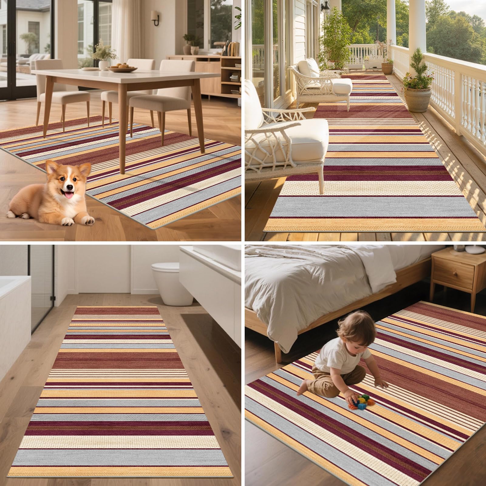 Tapis Cuisine Devant Evier Tapis Couloir Long Antidérapant 60 x 350 cm