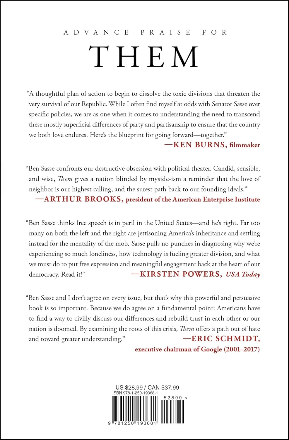 Them: Why We Hate Each Other--and How to Heal