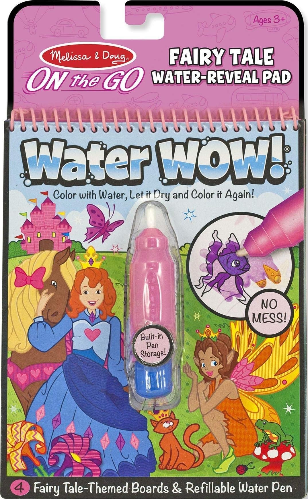 Water WOW! Fairy Tale Deluxe | Water Reveal Travel Book | Activity Pad | 3+ | Gift for Boy or Girl - FSC Certified