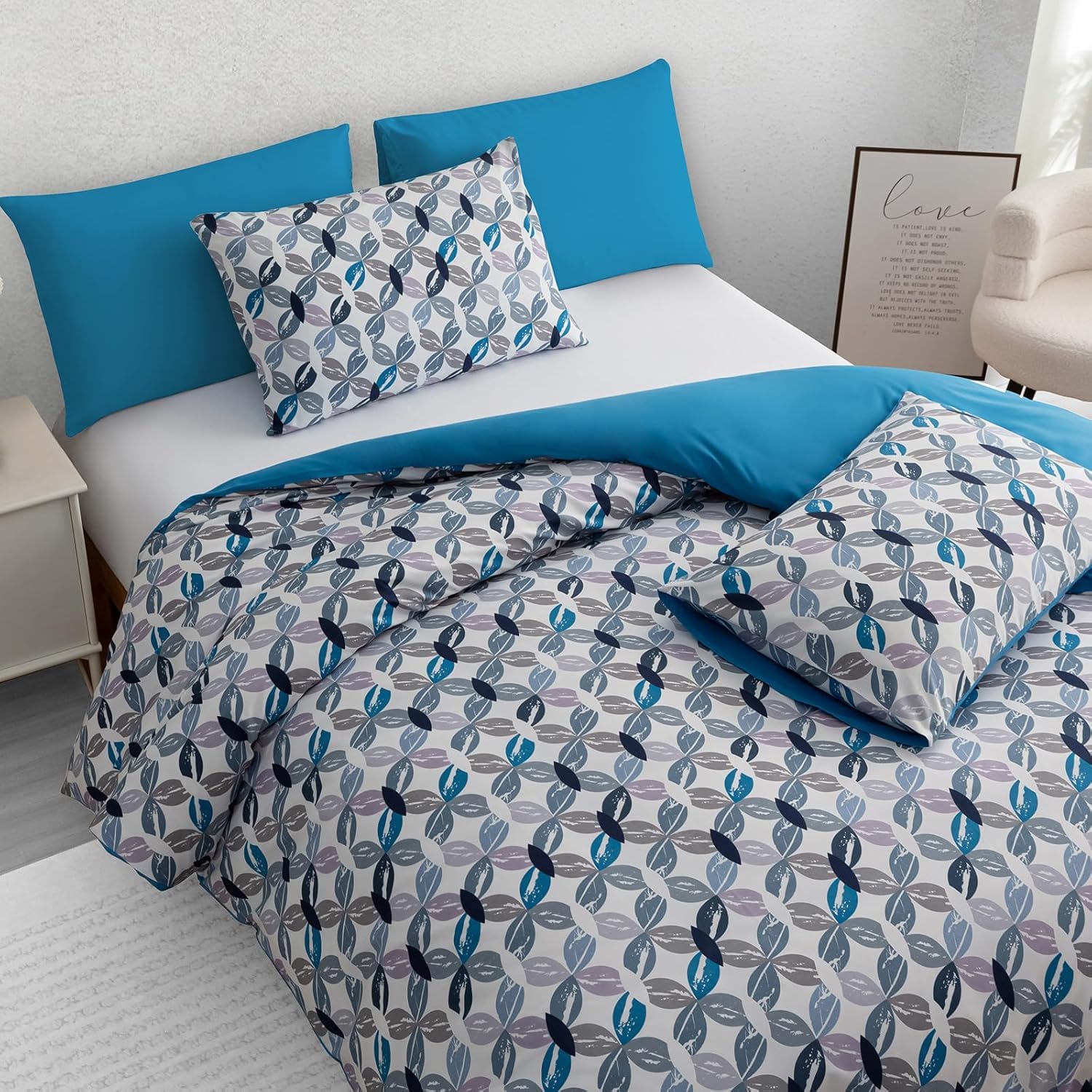 Pamposh Single Duvet Cover Set Premium Brushed Microfiber Duvet Cover Single Ultrasoft Hypoallergenic Reversible Single Duvet Set Non Iron Luxury Bedding Set With Zipper Closure