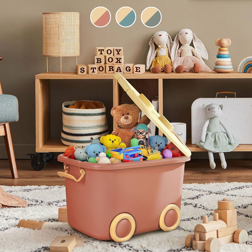 子供のおもちゃ Amazon｜Froppi トイボックス 45L | おもちゃの収納 | 車輪付き