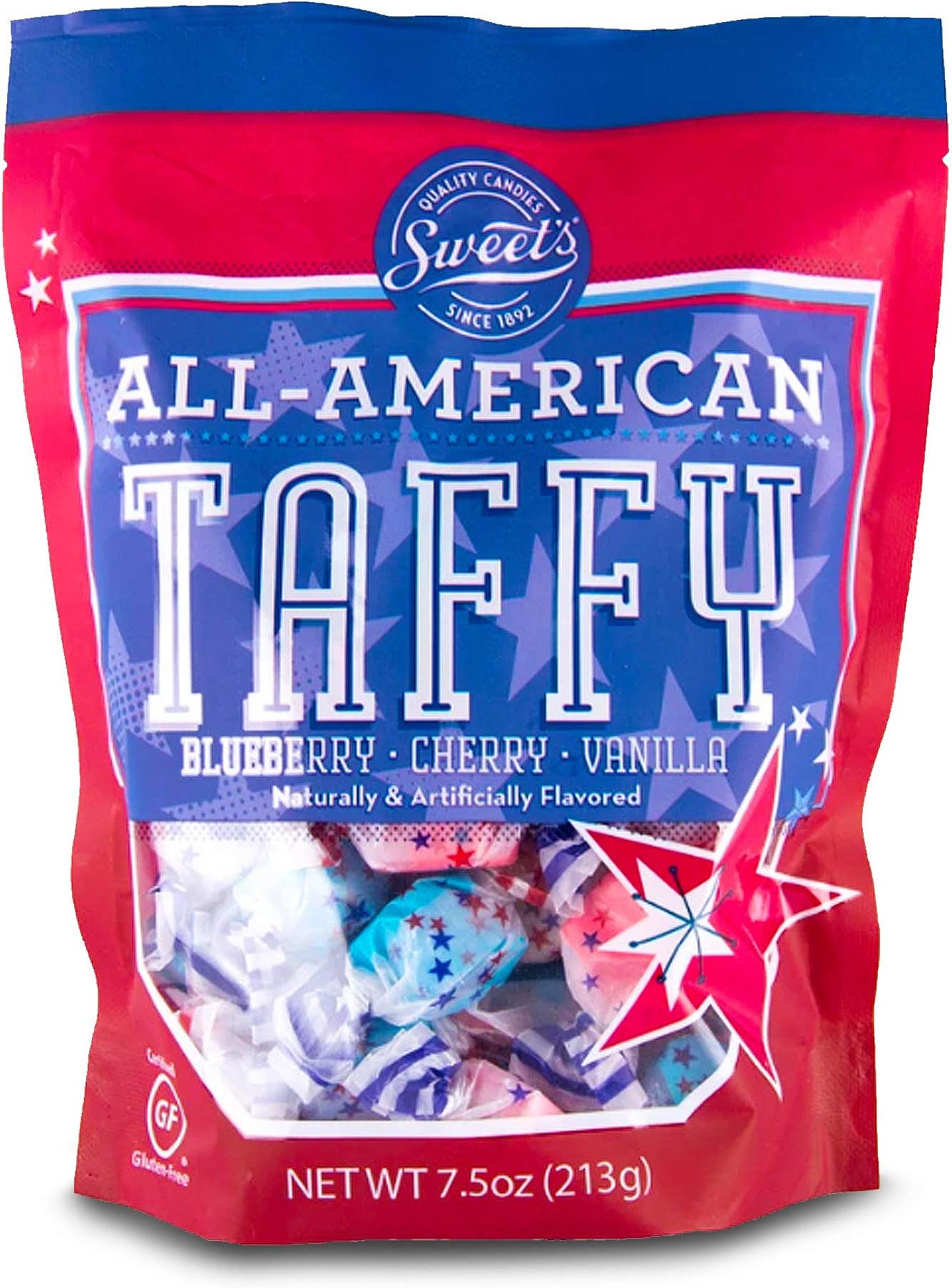 Taffy Town Assorted Salt Water Taffy 1lb Taffy Candy