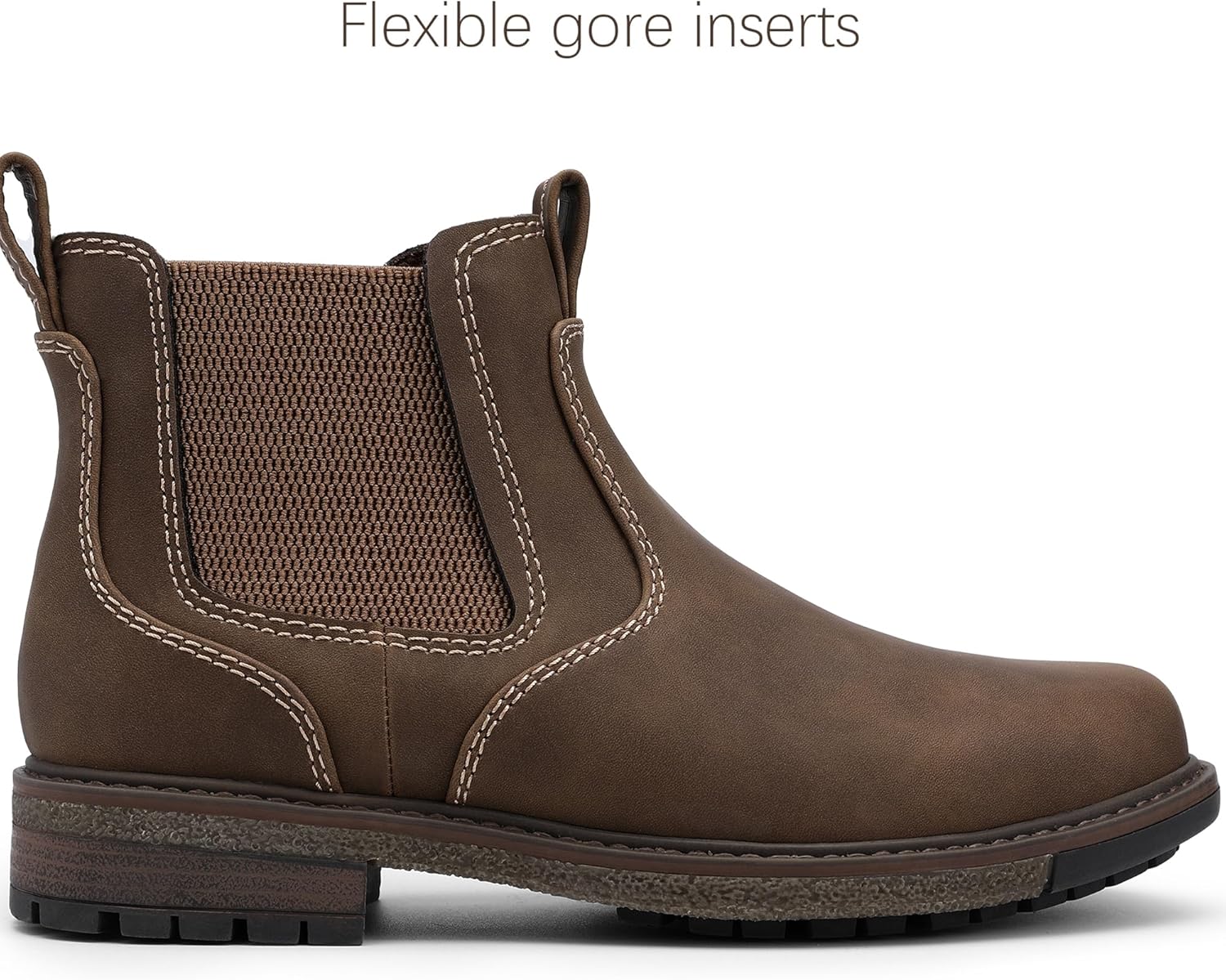 Chelsea Boots Casual Slip On Ankle Dress Boots - Image 4