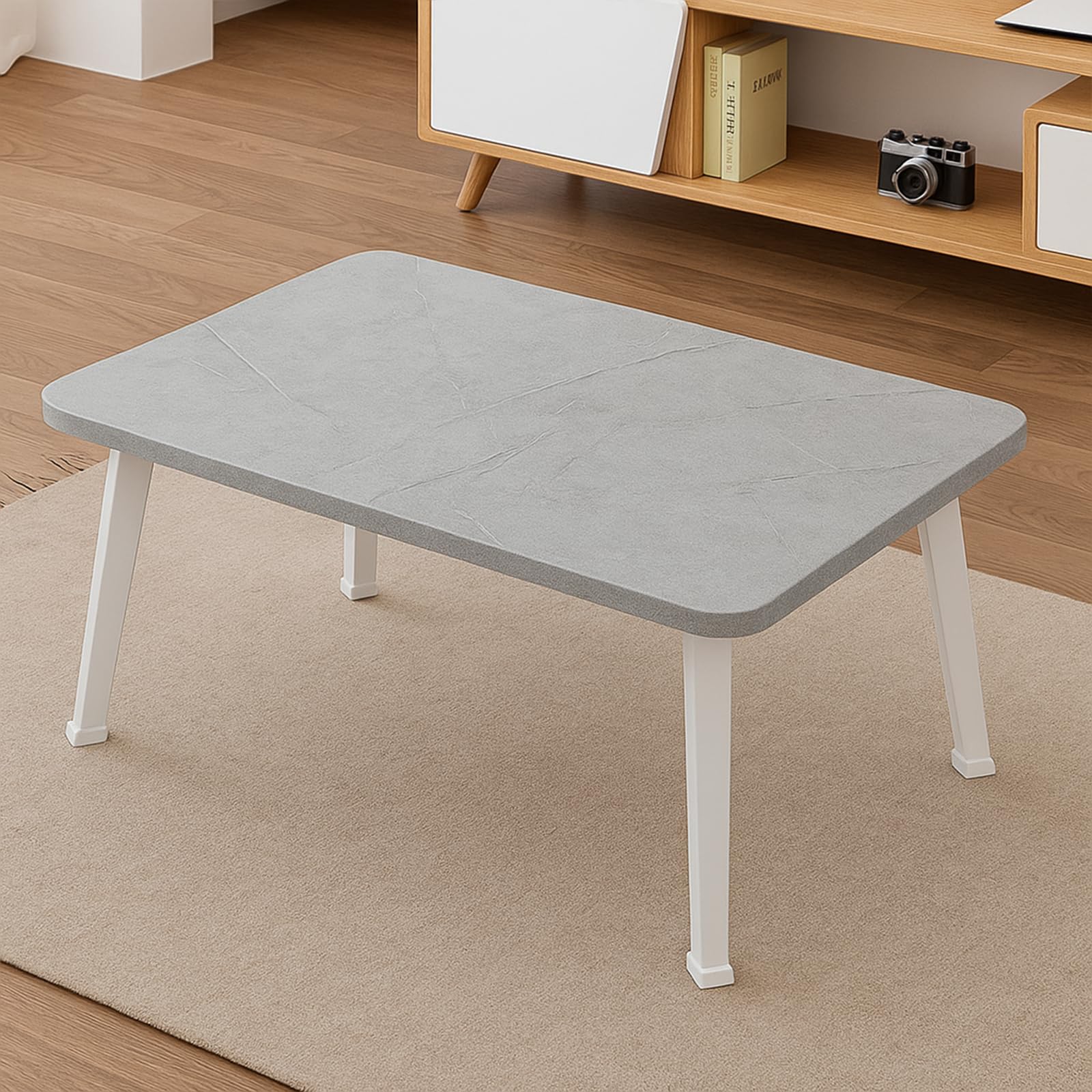 大理石風 折りたたみテーブル Amazon.co.jp: PluieSoleil 折りたたみテーブル 幅70×奥行50×高さ35cm