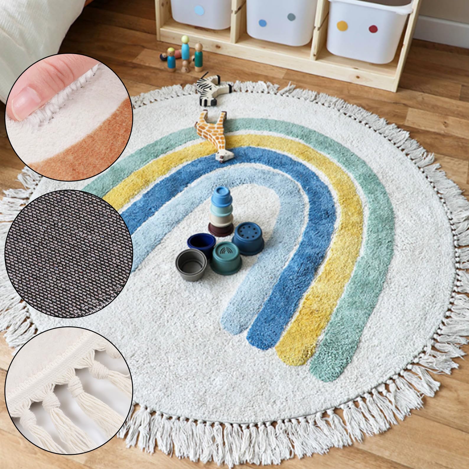 Tapis de jeu en mousse | 9 - Antique rose