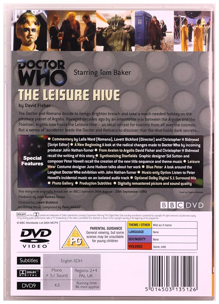 その他 Doctor Who: Leisure Hive - Episode 110 [DVD] Amazon.com: Doctor Who: The Leisure Hive [DVD] : Movies & TV