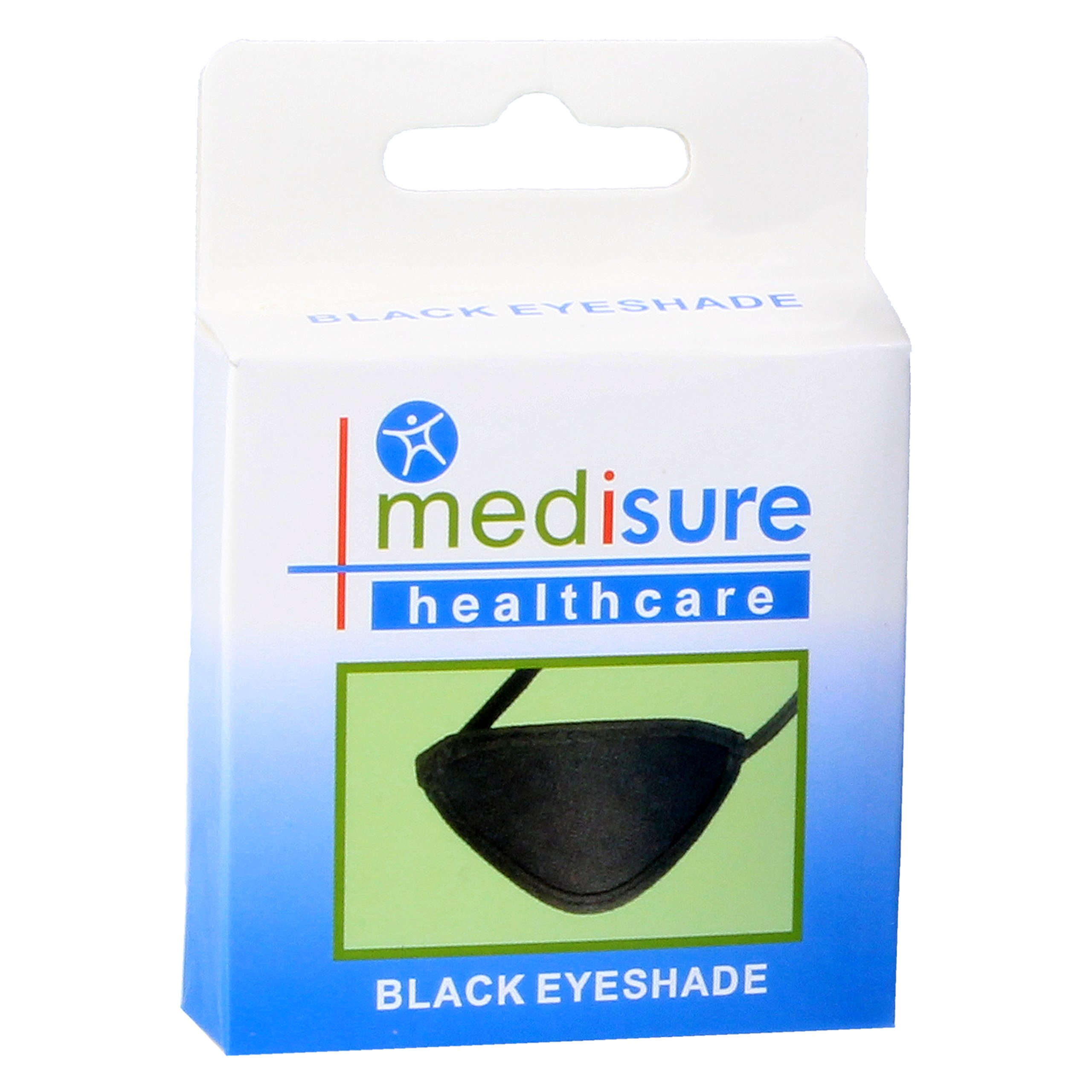 Black Fabric Medical Eyepatch - Washable & Flexible