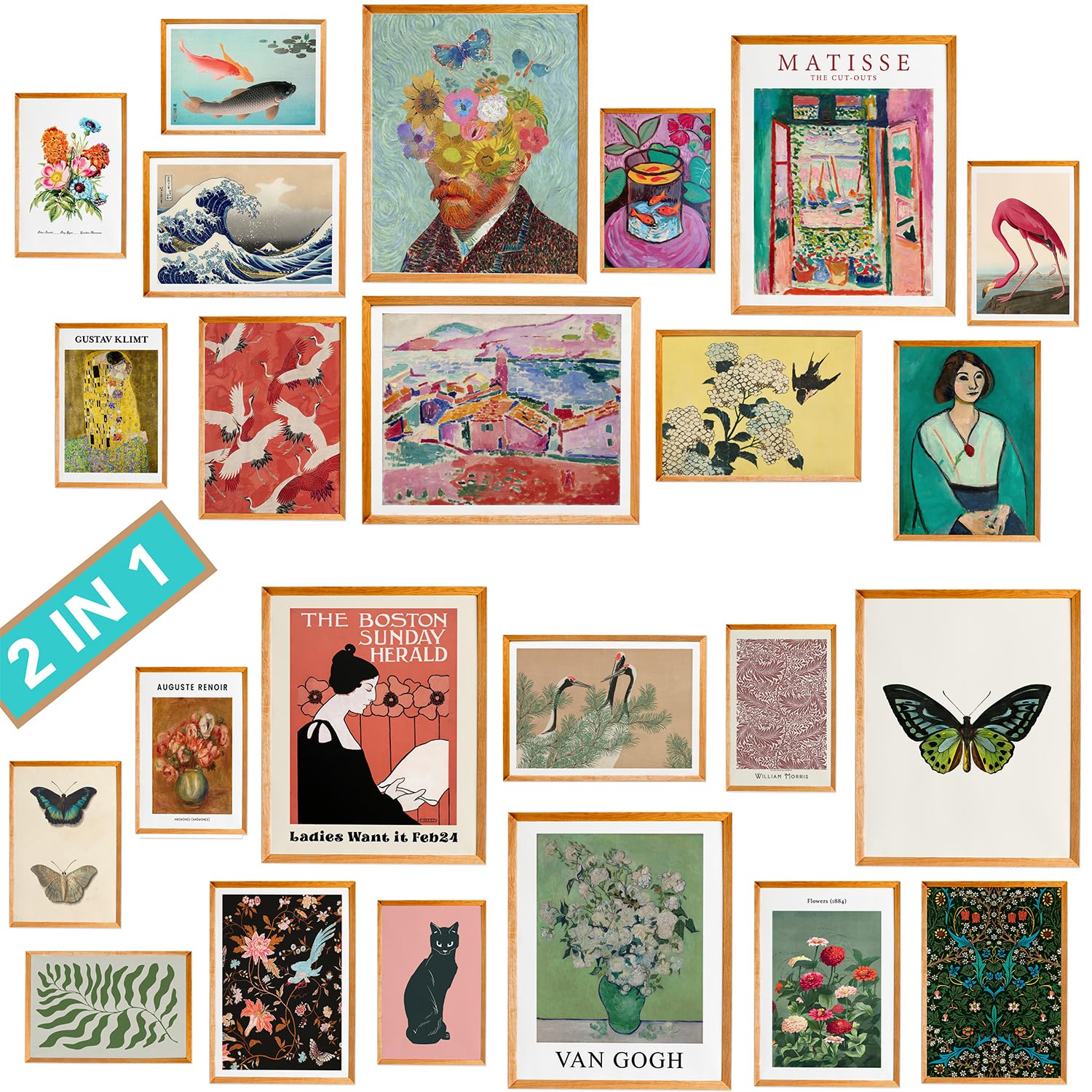 Eclectic Decor Maximalist Decor, Vintage Eclectic Wall Art