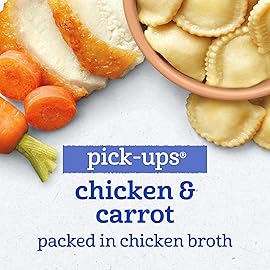 Gerber Pick-ups, Chicken & Carrot Ravioli in a Chicken Broth, 6 Ounce (Pack of 8)