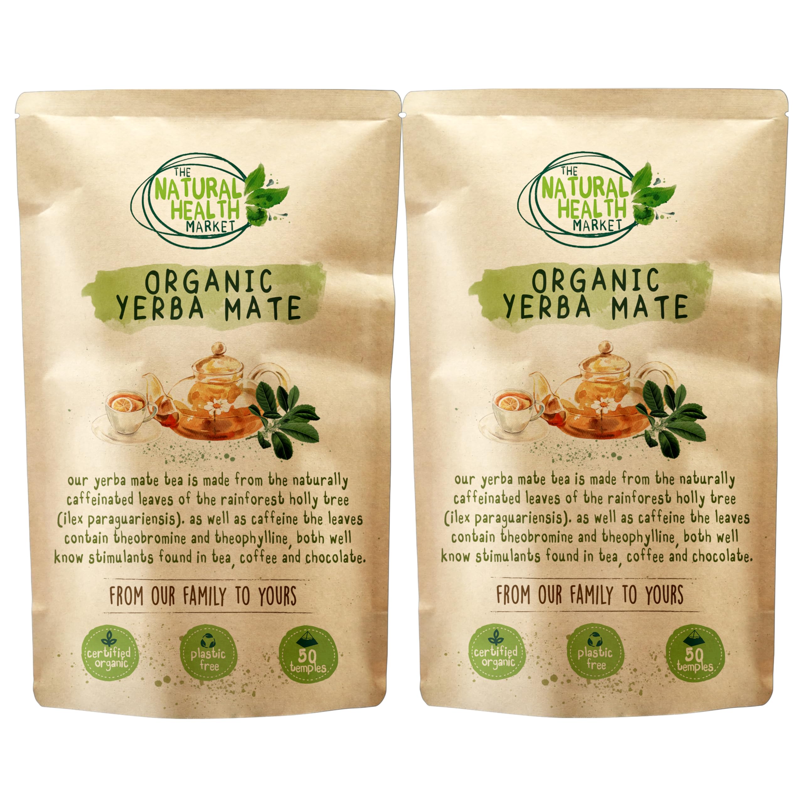 Organic Ginger Tea Bags – Strong Pure Ginger Root Herbal Tea – Plastic-Free & Caffeine-Free – Soil Association Organic – 50 Compostable Tea Bags – The Natural Health Market — view 31
