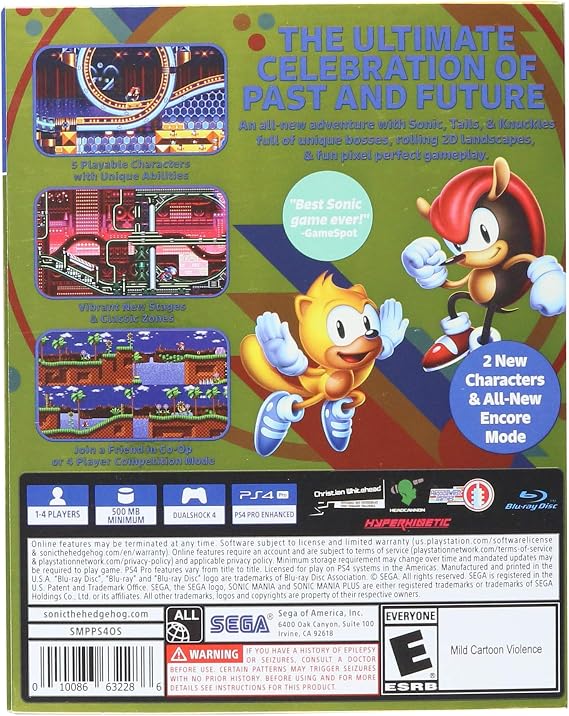Sonic Mania Plus - PlayStation 4