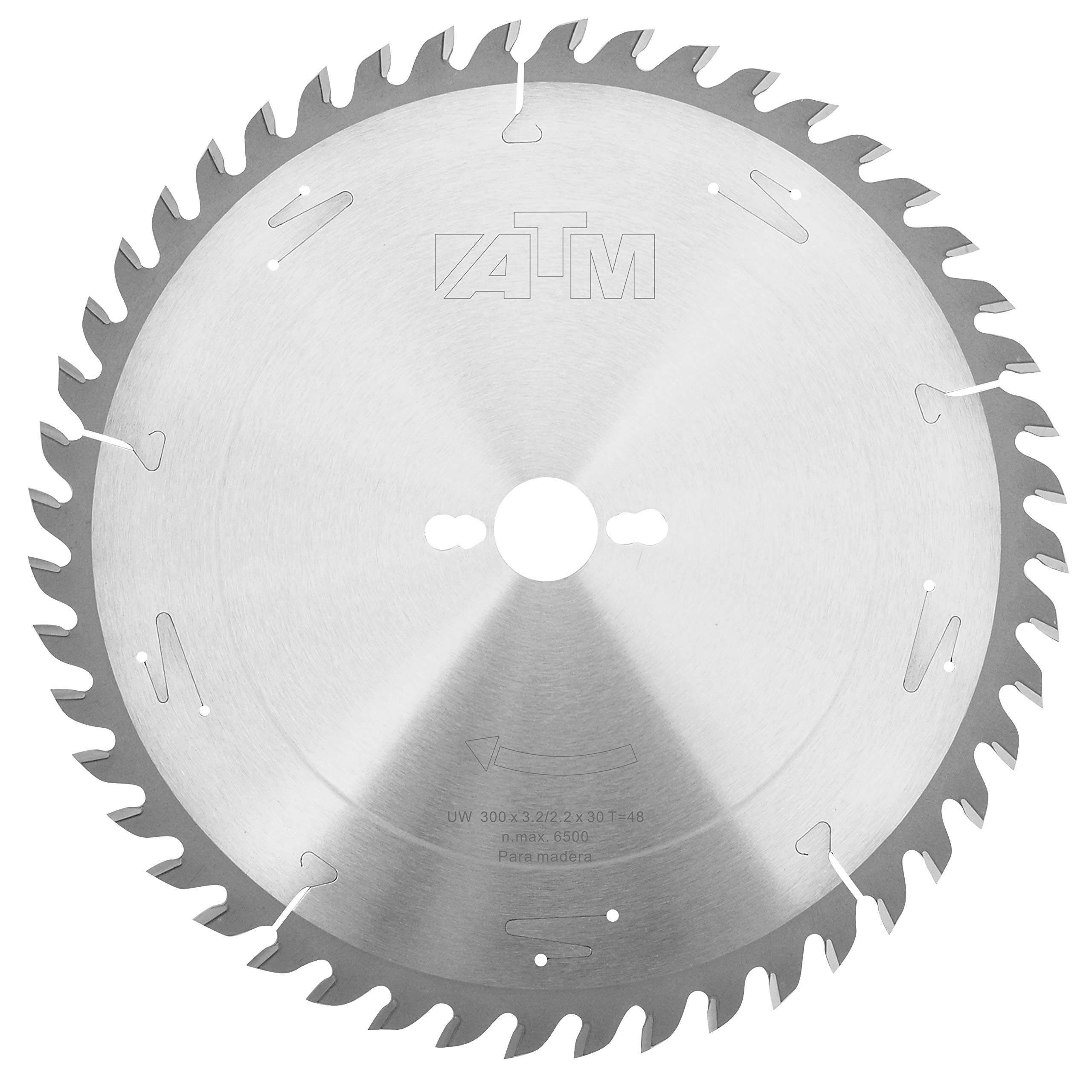 ATM UW-3003048 - Disco de sierra circular UW (300x30mm y 48 dientes)