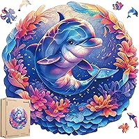 Vista 18 de Qiuenisray Rompecabezas de 500 piezas para adultos, rompecabezas de pulpo de madera, rompecabezas geniales certificados FSC, pieza de rompecabezas