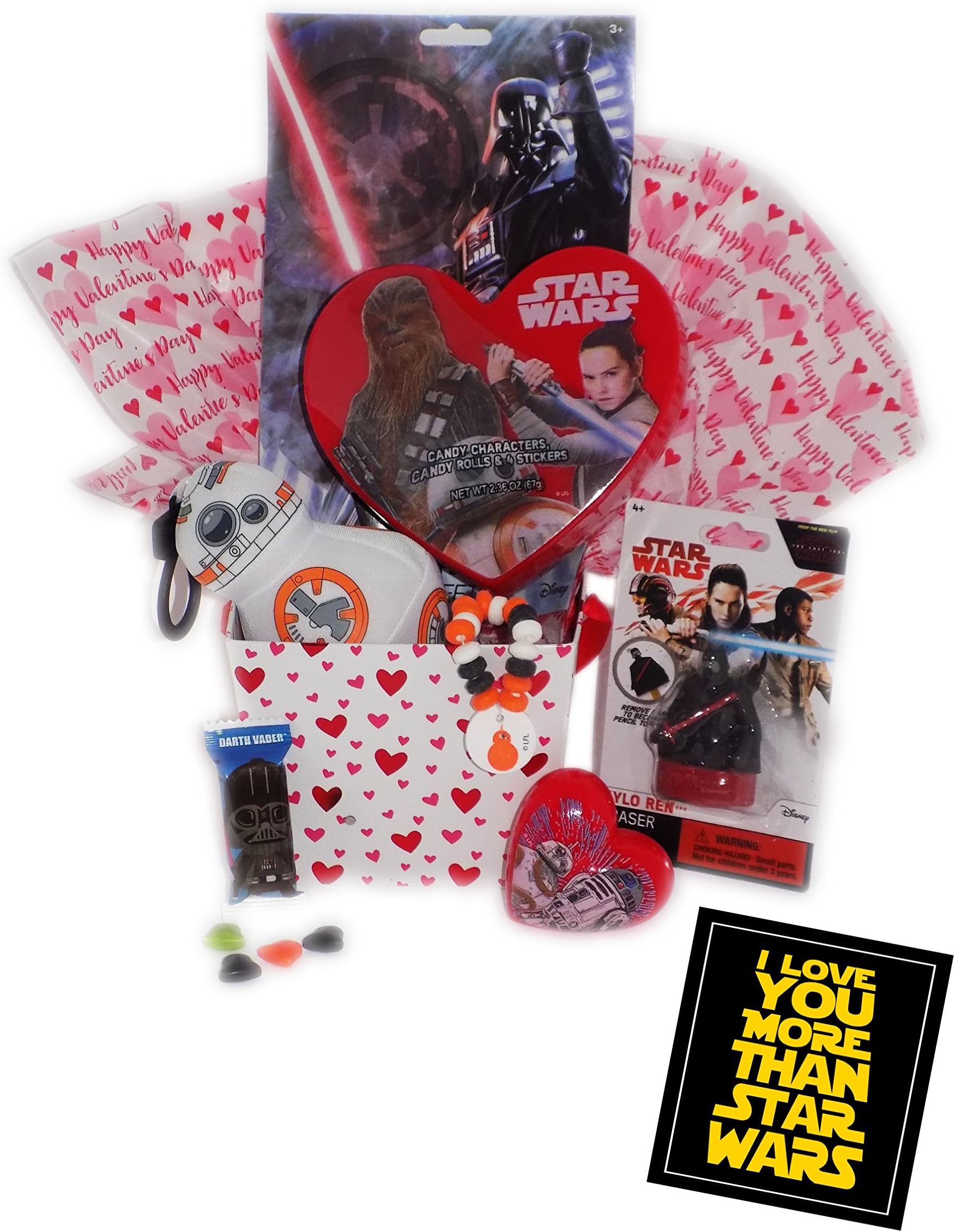 I Love You More Than Star Wars - Valentine's Day Candy Gift Basket