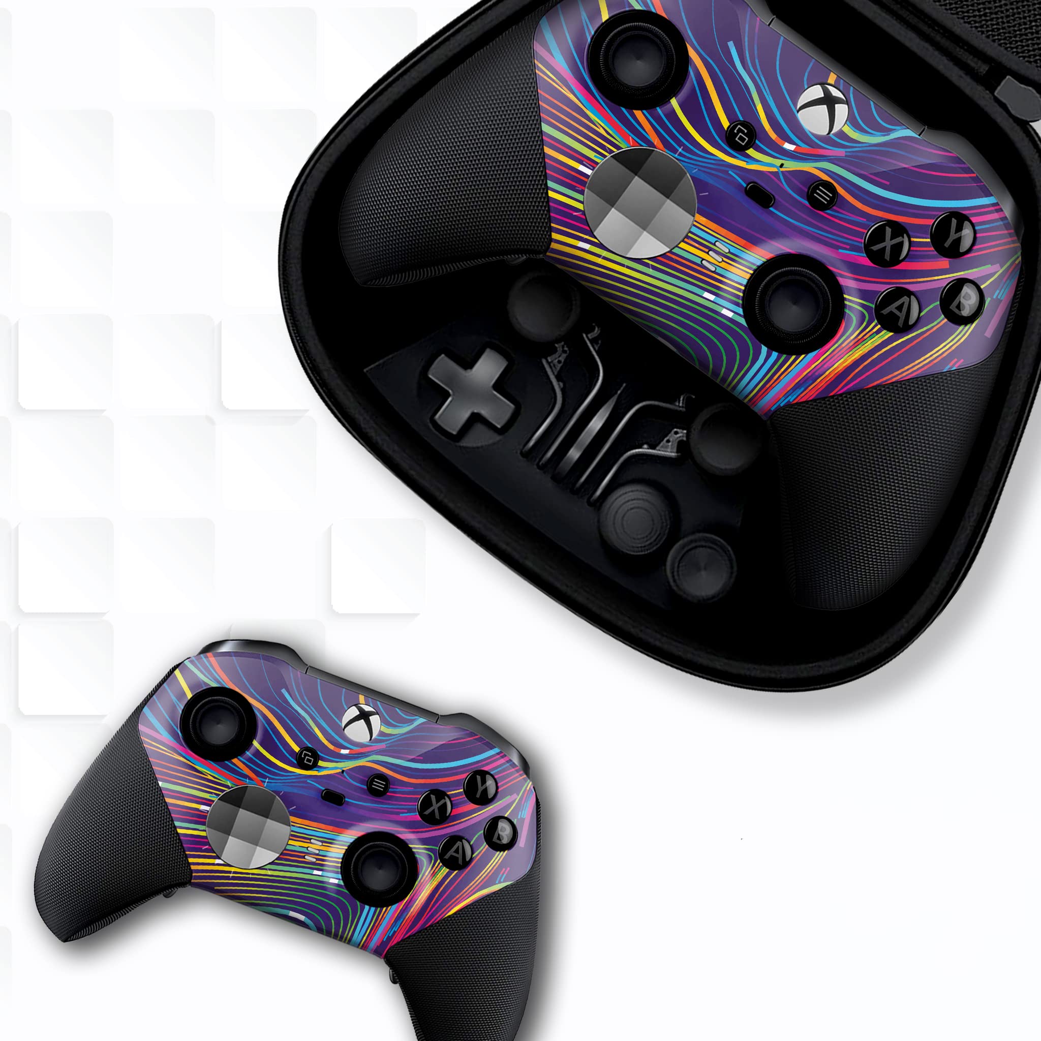 BCB Controller Customised for Elite Controller Wireless. Original Elite Series 2 Controller Compatible with Xbox One / Series X & S Remote Control. Customized with Water Transfer Printing (Not a Skin)