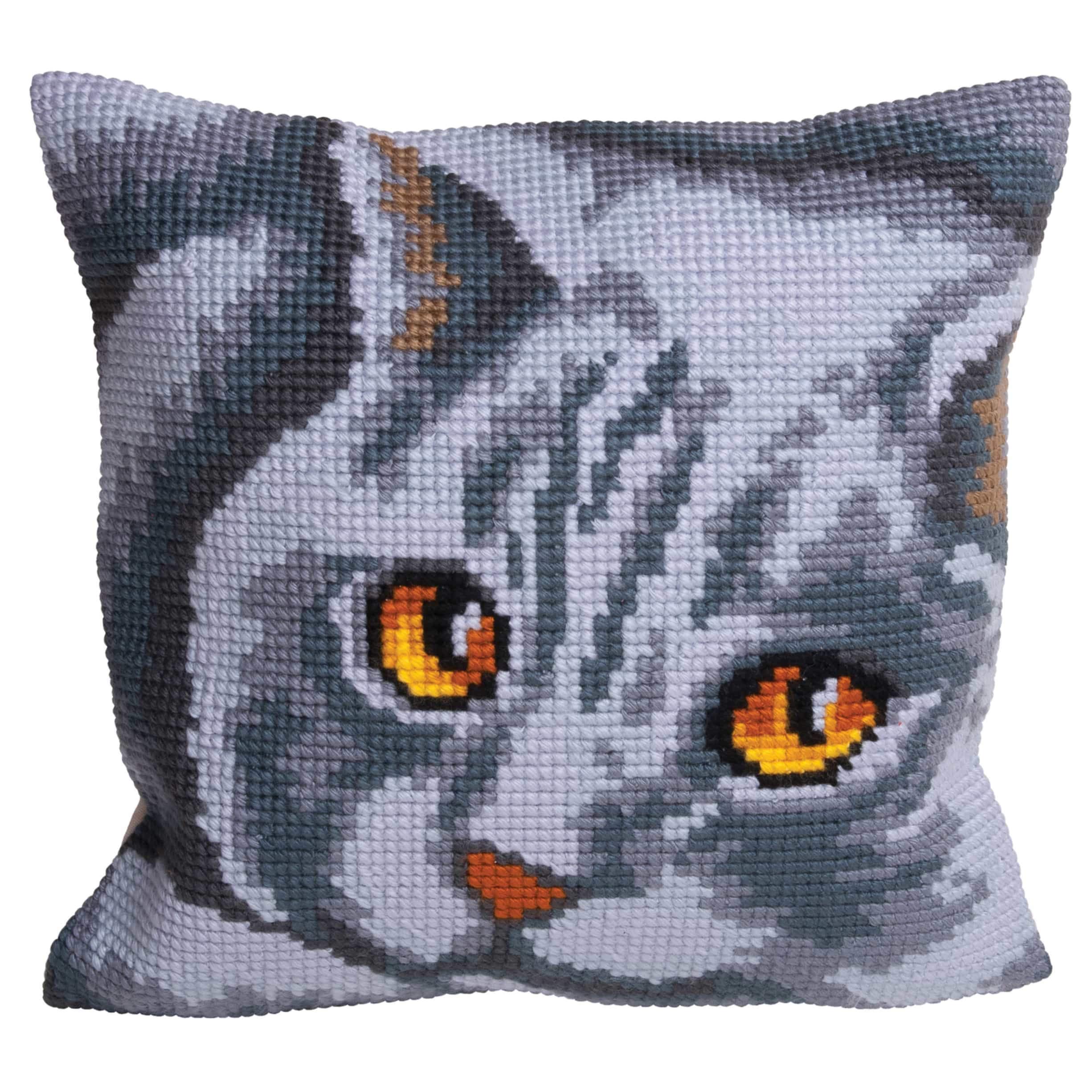 Collection d'Art Cross Stitch Kit: Cushion: That's Love, Multi, 40 x 40cm