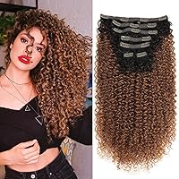 Vista 9 de Extensiones de cabello sintético con clip en 140G, lote de 7 piezas de cabello de fibra japonesa resistente al calor, ondas profundas/cuerpo