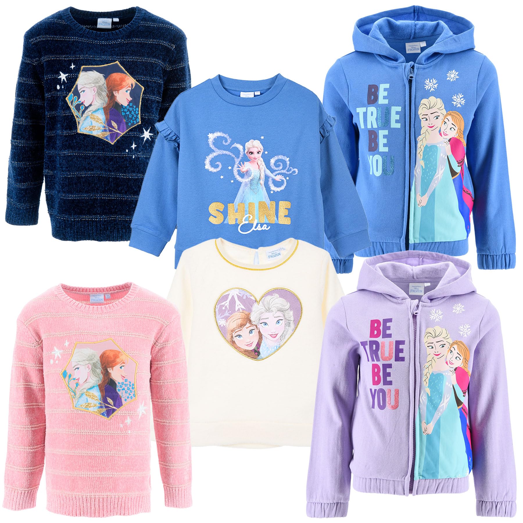 Disney Frozen - Niña - Sudadera Full Print - Otoño Invierno - Licencia Oficial
