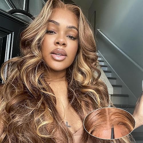 Miniatura 7 de Pelucas de cabello humano con cierre de encaje HD de 5 x 5, sin pegamento, precortadas, 30 pulgadas, ondulado, densidad 180, sin pegamento, rubio