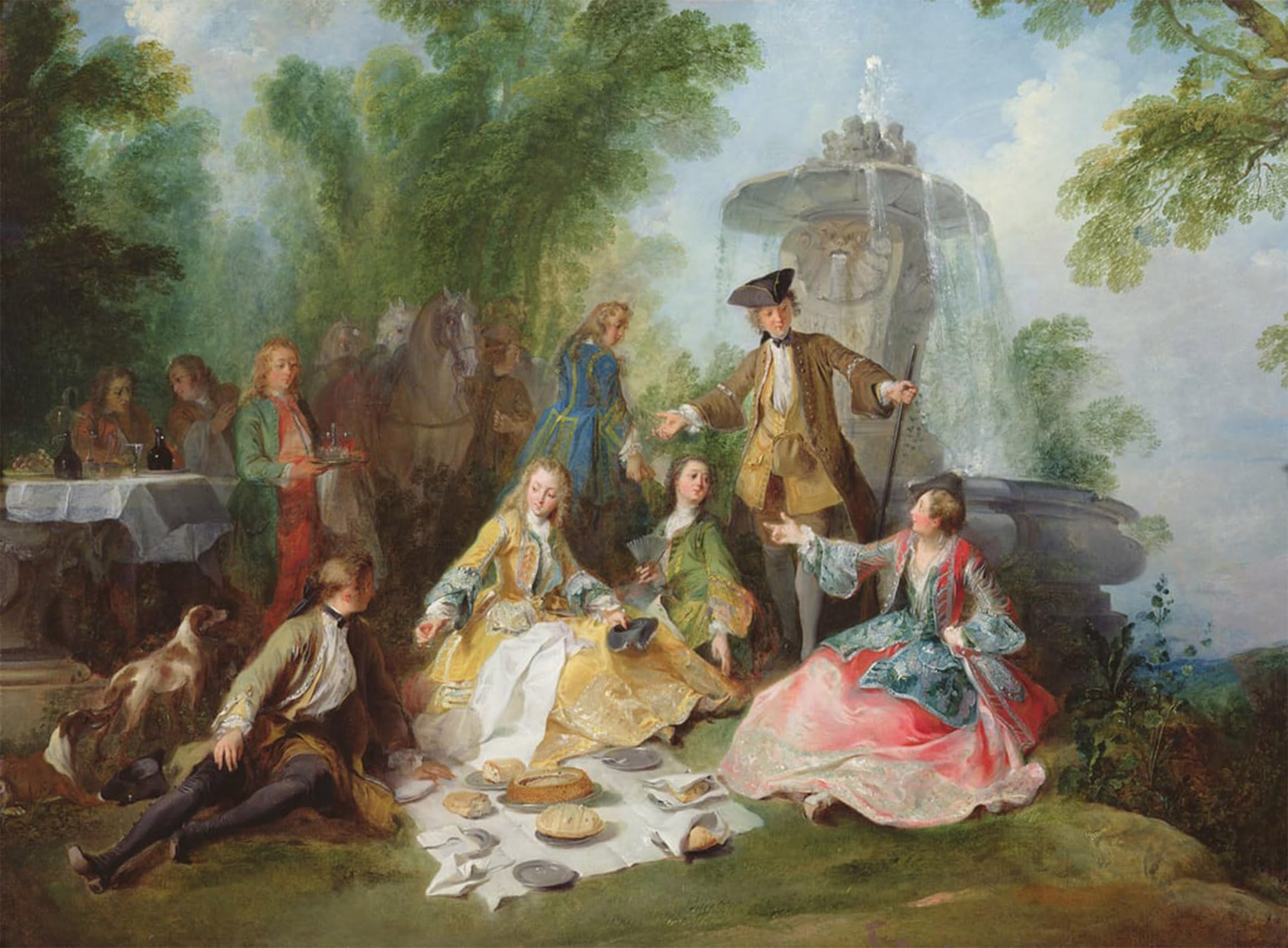Cuadro de Nicolas Lancret ideal para decorar las paredes de un dormitorio elegante 5