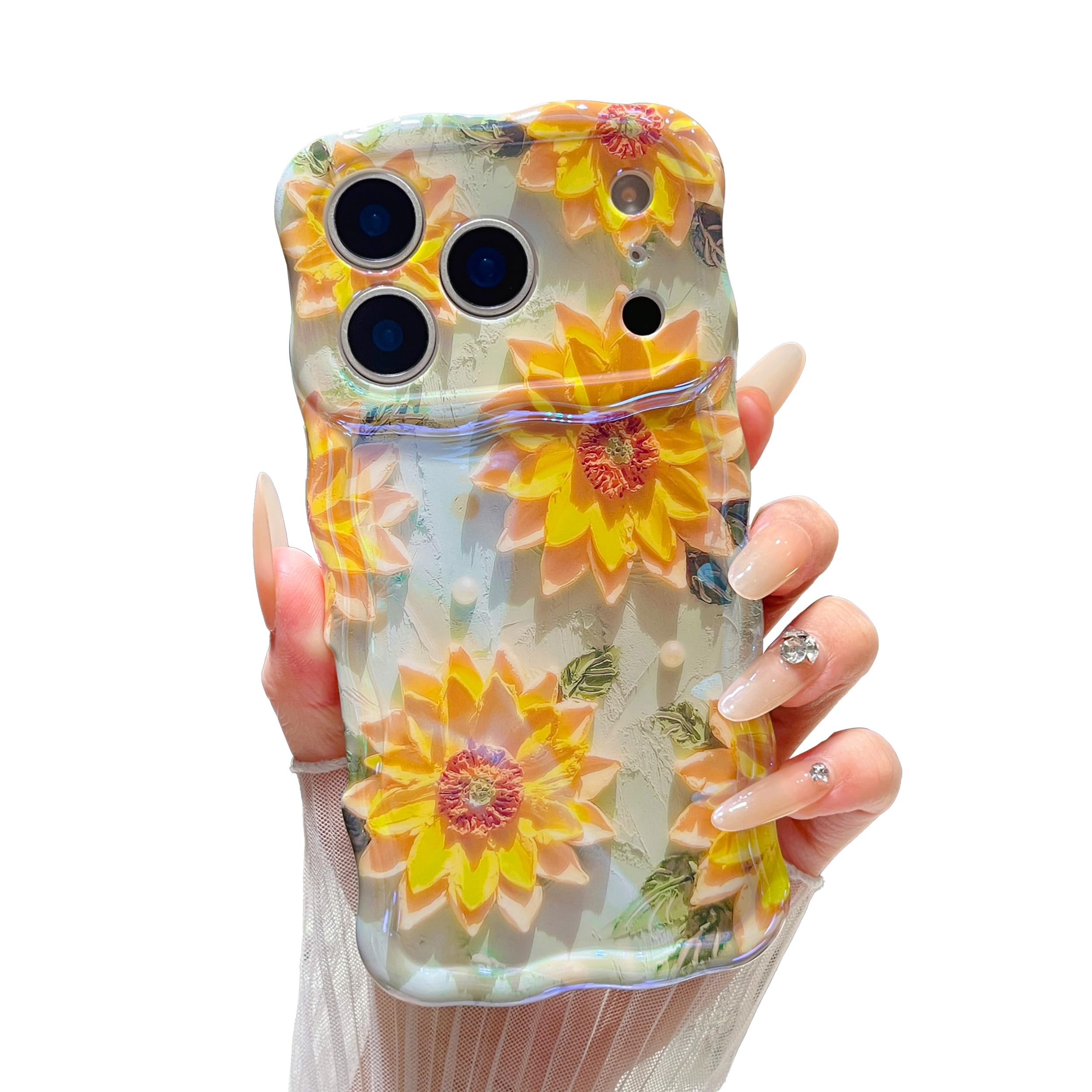 Coque iPhone 16e fleurie style peinture pour le quotidien des femmes - 2