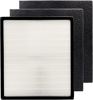 ATXKXE HEPA Filter and Pre Filter for Idylis D Replacement AC-2118 AC-2123 IAP-10-280, Model # IAF-H-100D, 1 HEPA Filter + 2 Carbon Filter
