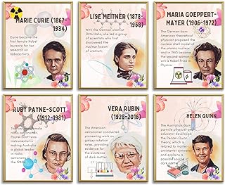 Famous Scientists Motivational Wall Art for Classroom Must Have Decor,Celebrity Inspirational Posters & Prints for School ...