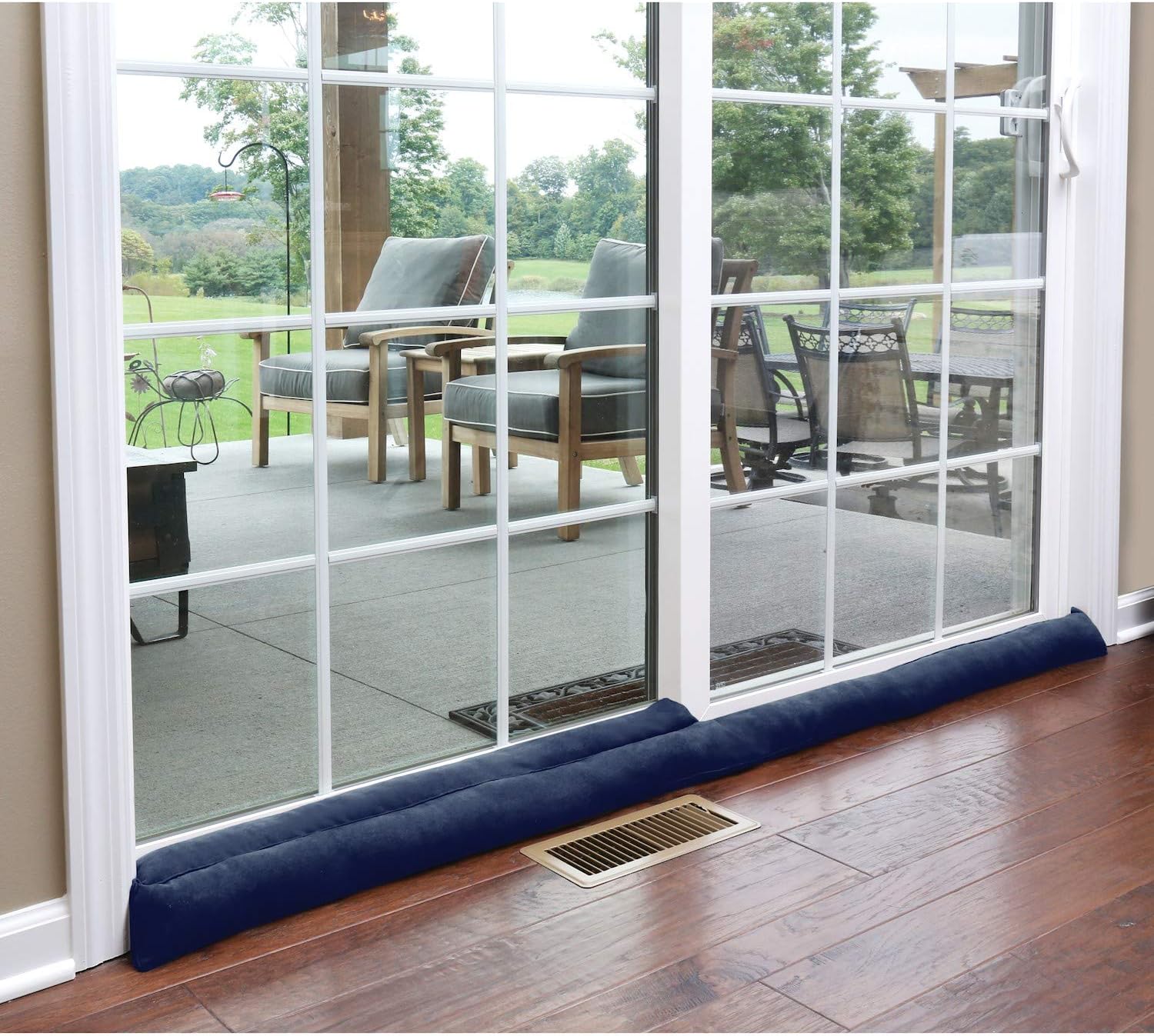 HOME DISTRICT 71" Sliding Door Draught Excluder Glass Door Draught