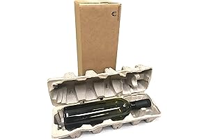 nicebottles Wine Shipping Box, Single - Maximize Protection for Your Precious Wines During Shipment