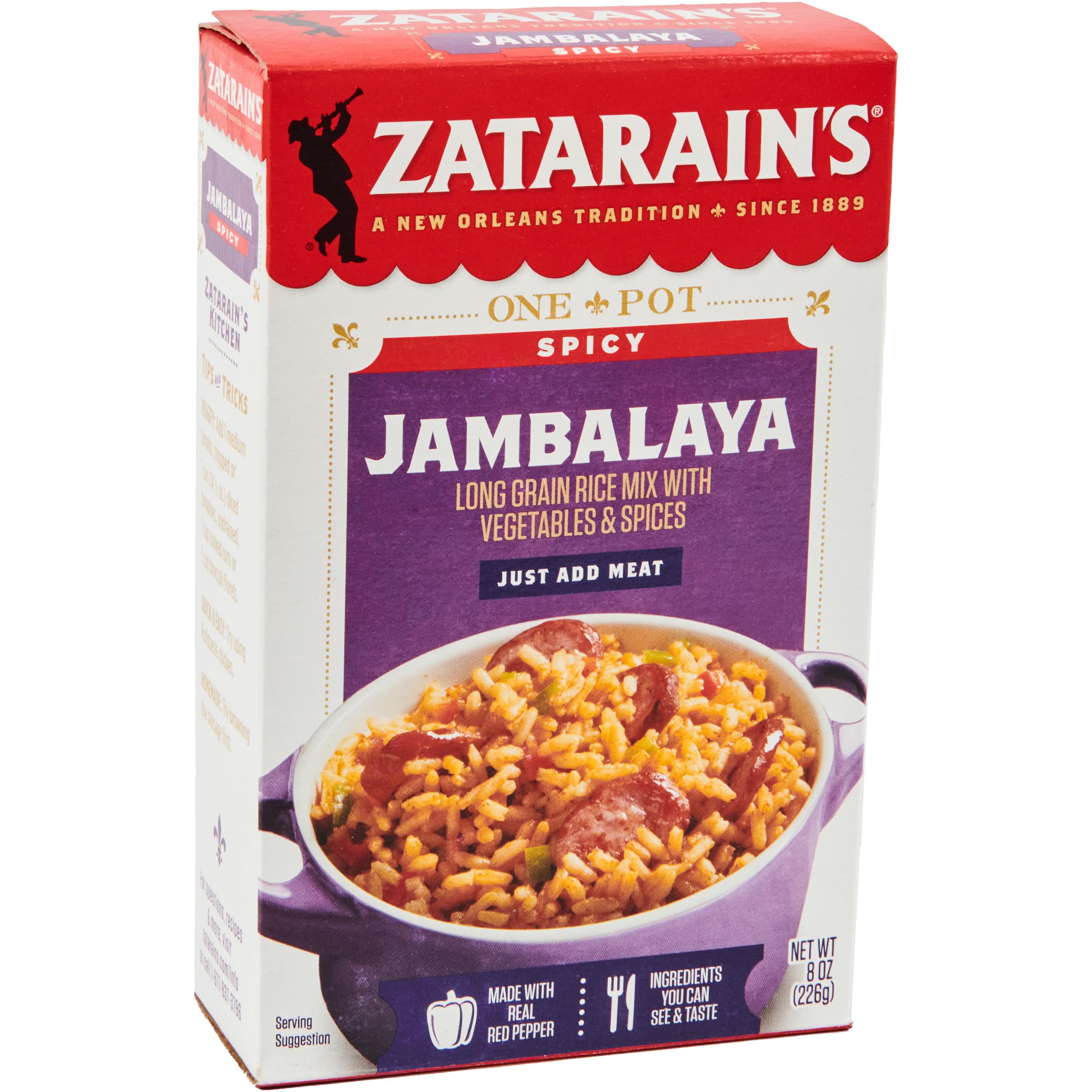 Amazon.com : Zatarain's Spicy Jambalaya, 8 oz (Pack of 8