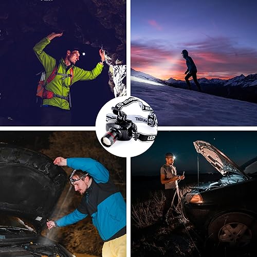 Miniatura 5 de Car Roadside Emergency Kit, with Jumper Cables Automotive Kit,Car Safety Roadside Assistance Kit Headlamp,Tow Straps, Safety Hammers, Rainwear,