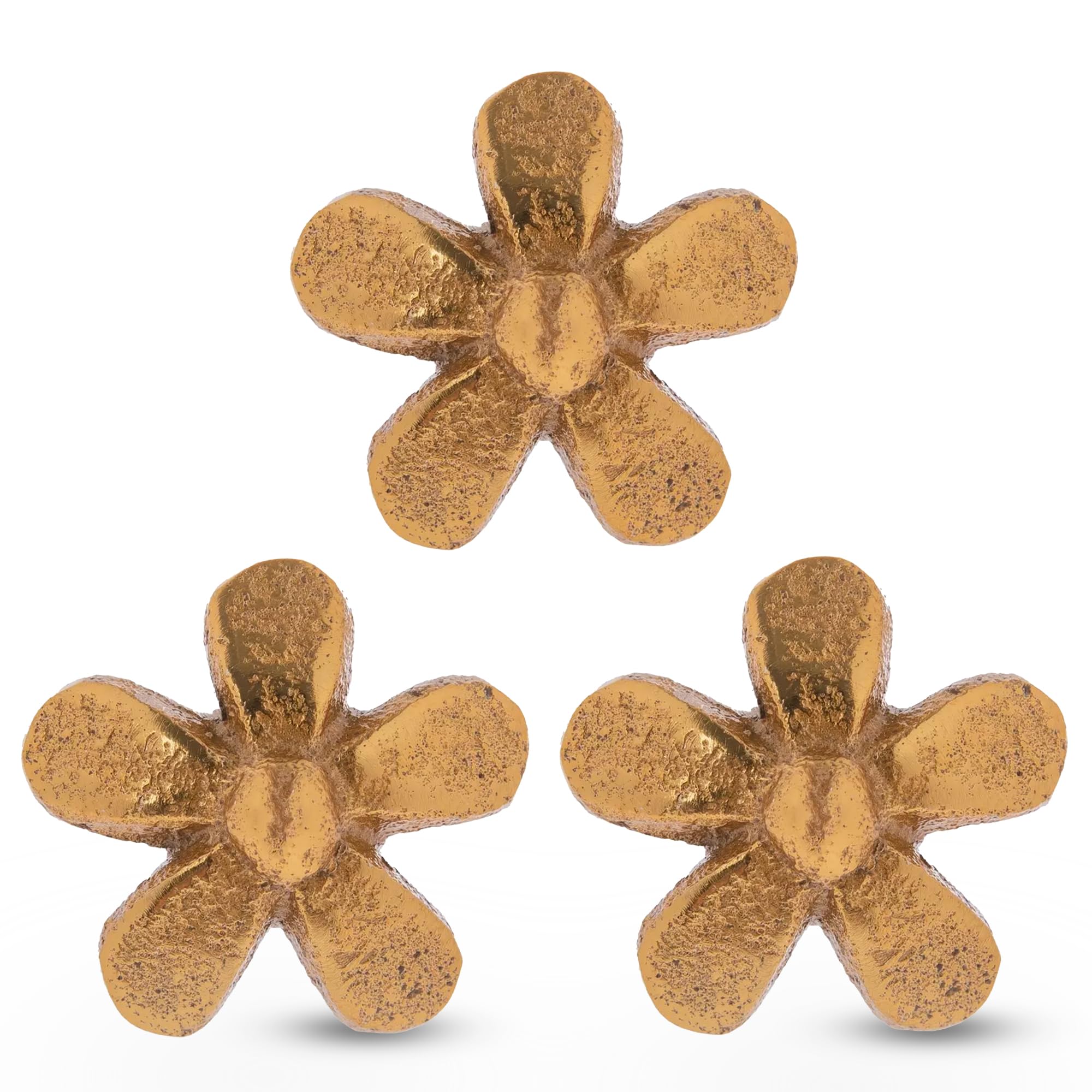 Gold Daisy Metal Knob – Premium Decorative Knobs for Cabinets and