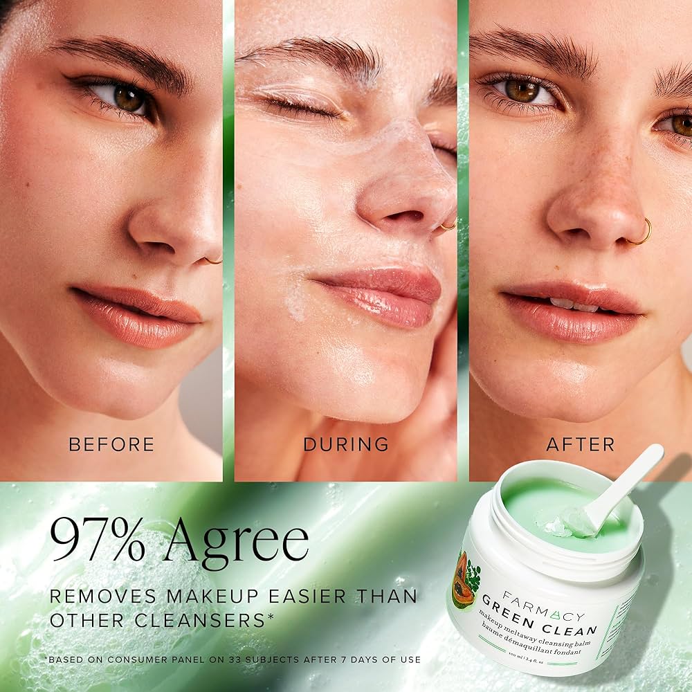 FARMACY★リニューアル！Green Clean メイク落としバーム 100 mL Green Clean Makeup Removing Cleansing Balm | Farmacy Beauty