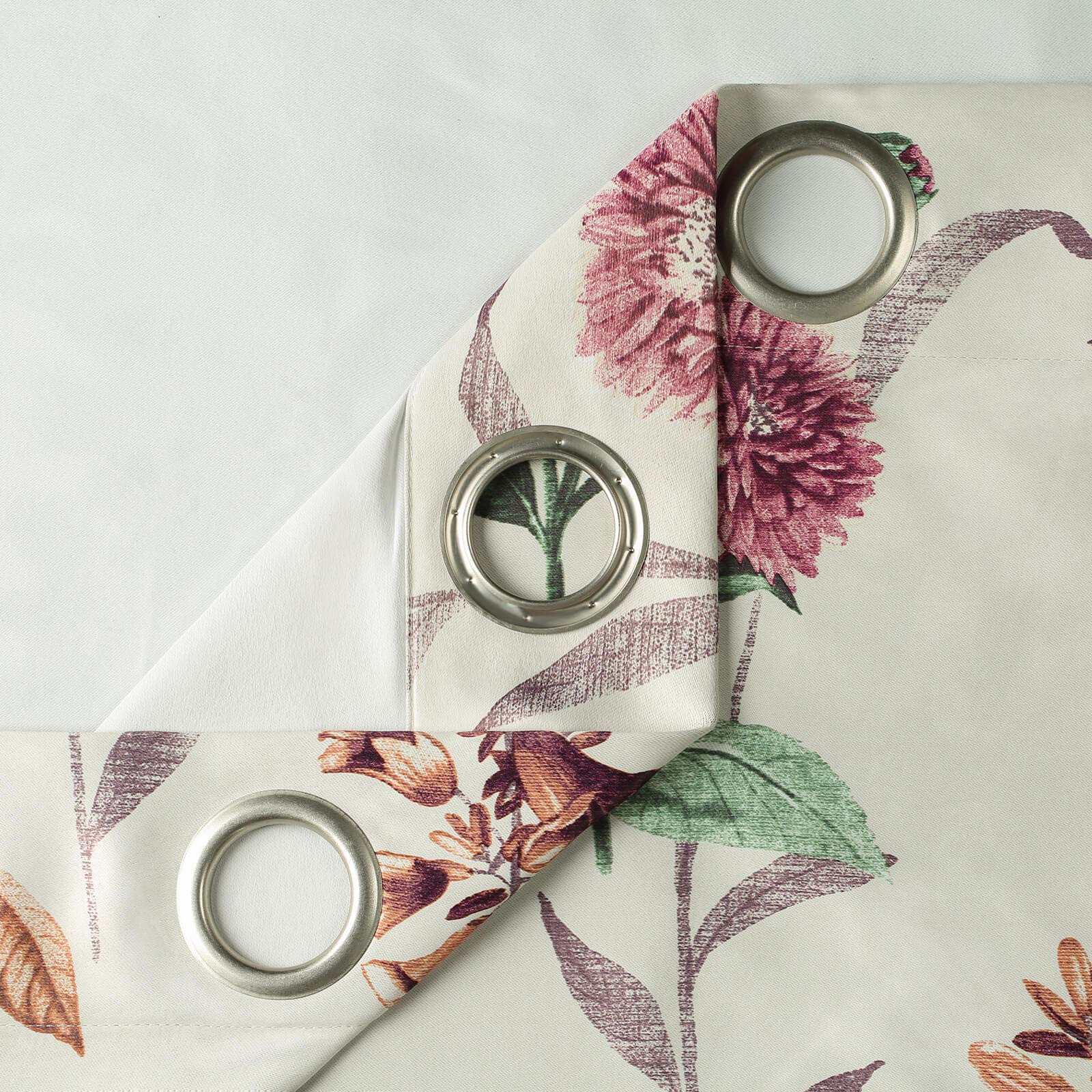 SUOUO Cortinas Opacas De Doble Cara Con Patrón Floral Para Dormitorio, Jardín, Habitación, Cortinas De Oscurecimiento
